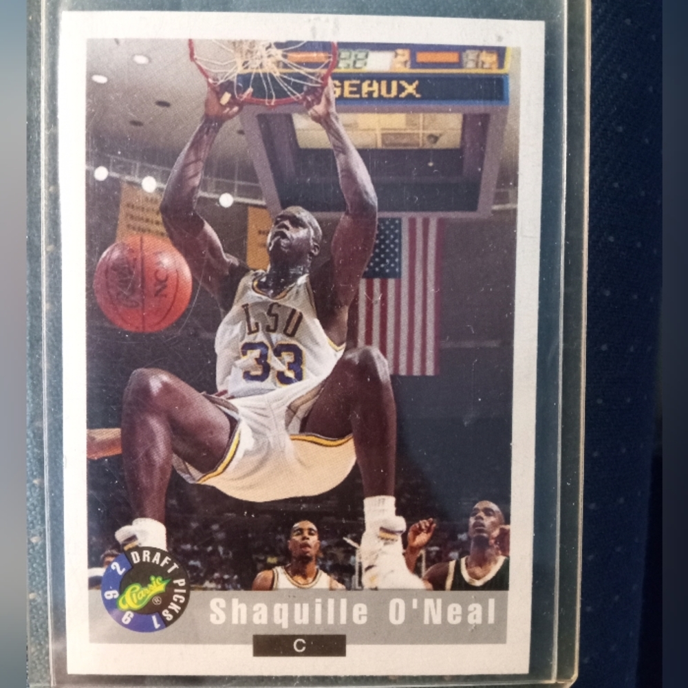 SHAQUILLE ONEAL CLASSIC DRAFT PICKS #1 RC